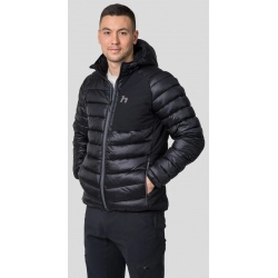 Hannah Revel Hoody anthracite panska lehka zimni prosivana bunda s kapuci 2