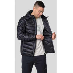 Hannah Revel Hoody anthracite panska lehka zimni prosivana bunda s kapuci 4