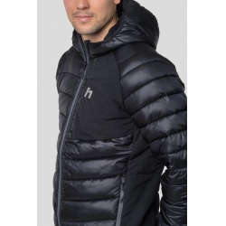 Hannah Revel Hoody anthracite panska lehka zimni prosivana bunda s kapuci 5