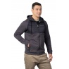 Hannah Quil II asphalt mel anthracite panska funkcni outdoorova celorozepinaci mikina 5