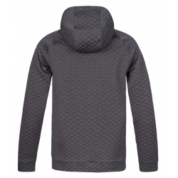 Hannah Quil II asphalt mel anthracite panska funkcni outdoorova celorozepinaci mikina 1