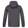 Hannah Quil II asphalt mel anthracite panska funkcni outdoorova celorozepinaci mikina 1