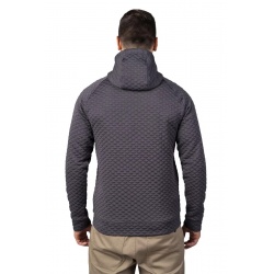 Hannah Quil II asphalt mel anthracite panska funkcni outdoorova celorozepinaci mikina 3