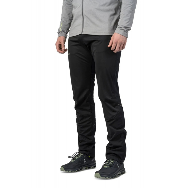 Hannah Brock II anthracite panske zimni lehke vetruvzdorne softshellove kalhoty na bezky 4