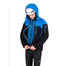 High Point Brilant Hybrid brilliant blue panska hybridni bunda s perovou izolaci 6