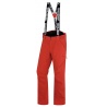 Husky Galti M red cervena panske nepromokave zimni lyzarske softshellove kalhoty