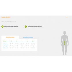 Husky Mitaly M mustard horcicova panske nepromokave zimni lyzarske kalhoty zmereno1