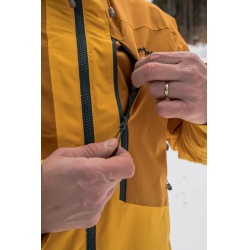Husky Gomez M mustard yellow panska nepromokava zimni lyzarska bunda 9