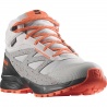 Salomon Outway Mid CSWP J lunar rock black 471874 detske vysi nepromokave trekove boty 2