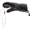 Leki Glace 3D Women black damske vodeodolne lyzarske prstove rukavice Trigger Primaloft 3