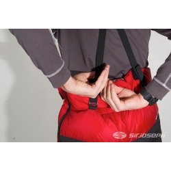 Sir Joseph Rak cervena unisex nepromokave zimni perove kalhoty Exel Dry Light 100 4