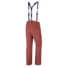 Husky Gili M brown hnede panske nepromokave zimni lyzarske kalhoty 1