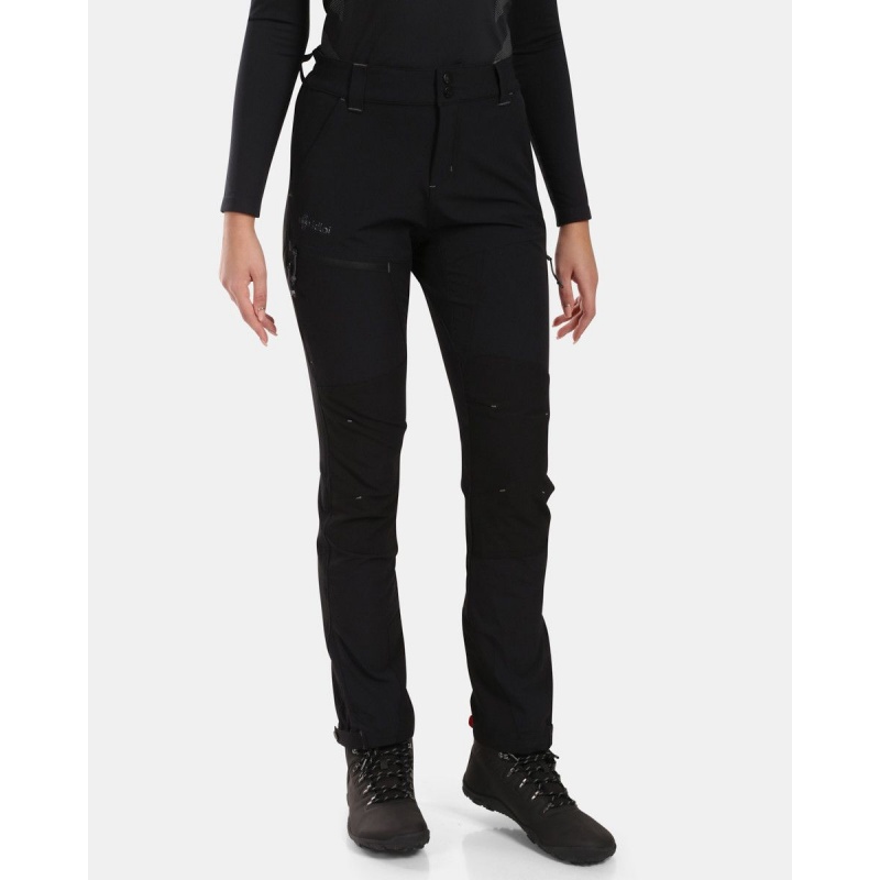 Kilpi Villain W cerna VL0411KIBLK damske outdoorove turisticke kalhoty