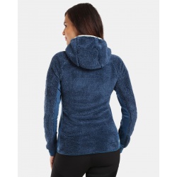 Kilpi Norka W tmave modra WL0204KIDBL damska fleecova plysova mikina 1