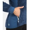 Kilpi Norka W tmave modra WL0204KIDBL damska fleecova plysova mikina 2