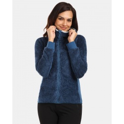 Kilpi Norka W tmave modra WL0204KIDBL damska fleecova plysova mikina 3