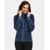 Kilpi Norka W tmave modra WL0204KIDBL damska fleecova plysova mikina 3