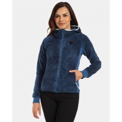 Kilpi Norka W tmave modra WL0204KIDBL damska fleecova plysova mikina 5