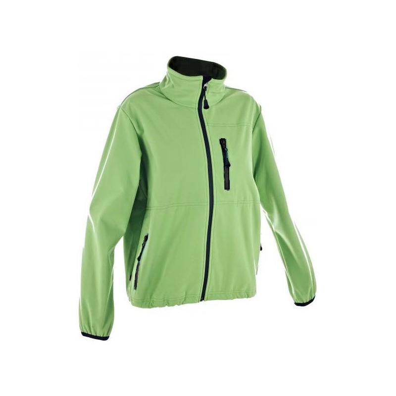 Alpisport Alma zelena detska nepromokava softshellova bunda Rivertex Softshell