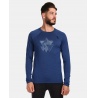 Kilpi Mavora Top M tmave modra UM0505KIDBL panske triko dlouhy rukav 100 Merino vlna