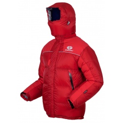 Sir Joseph 8000 II Jacket cervena unisex nepromokava perova bunda Exel Dry® Light 100