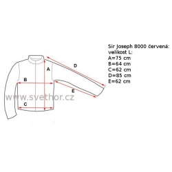 _Sir Joseph 8000 II Jacket cervena zmer