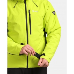 Kilpi Tampa M svetle zelena WM0112KILGN panska vodeodolna zimni lyzarska bunda 3