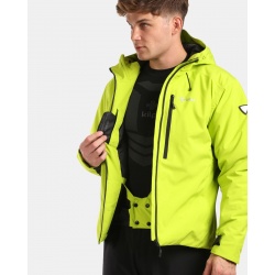 Kilpi Tampa M svetle zelena WM0112KILGN panska vodeodolna zimni lyzarska bunda 4