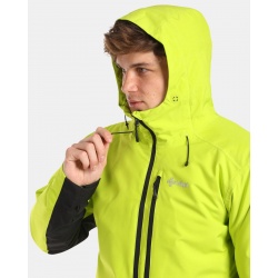 Kilpi Tampa M svetle zelena WM0112KILGN panska vodeodolna zimni lyzarska bunda 5
