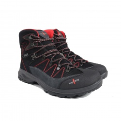 Kayland Ascent EVO GTX Black red panske nepromokave kombinovane trekove boty 2