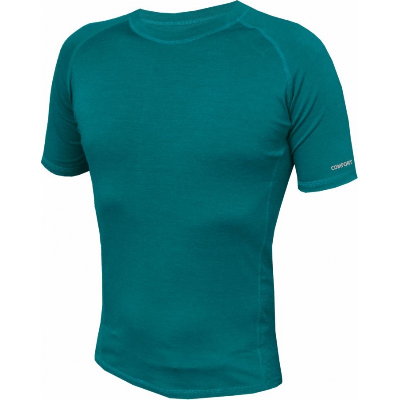 Jitex Kamad 902 TES zelena panske triko kratky rukav Merino vlna