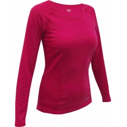 Jitex Kameda 801 syte ruzova damske triko dlouhy rukav Merino vlna