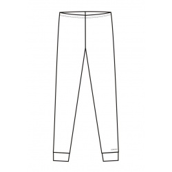 Jitex Binoja 801 cerna damske spodky dlouha nohavice Merino vlna 1