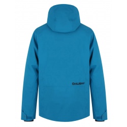 Husky Grut M blue svetle modra panska nepromokava zimni lyzarska bunda 1