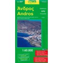 ORAMA 307 Andros 1:60 000 turistická mapa