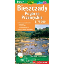 DEMART Bieszczady, Pogórze Przemyskie 1:75 000