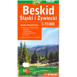 DEMART Beskid Śląski i Żywiecki/Slezské a Kysucké Beskydy 1:75 000