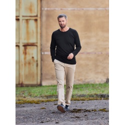 CityZen Cali cerna panske triko dlouhy rukav 95 bavlna 5