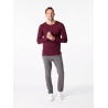 CityZen Cali bordo panske triko dlouhy rukav 95 bavlna 1