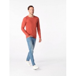 CityZen Cali cihlova panske triko dlouhy rukav 95 bavlna 1