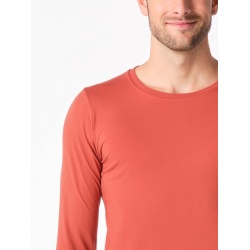 CityZen Cali cihlova panske triko dlouhy rukav 95 bavlna 2