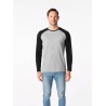 CityZen Fargo seda melanz cerna panske triko dlouhy rukav 95 bavlna