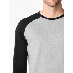 CityZen Fargo seda melanz cerna panske triko dlouhy rukav 95 bavlna 2