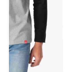 CityZen Fargo seda melanz cerna panske triko dlouhy rukav 95 bavlna 3