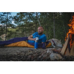 Husky Enjoy Long blue orange trisezonni spaci pytel prodlouzeny na postavu do 205 cm 7