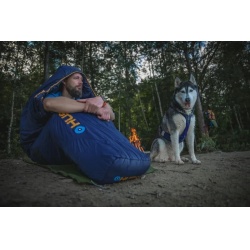 Husky Enjoy Long blue orange trisezonni spaci pytel prodlouzeny na postavu do 205 cm 9