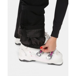 Kilpi Elare W cerna WL0404KIBLK damske nepromokave zimni lyzarske kalhoty 6