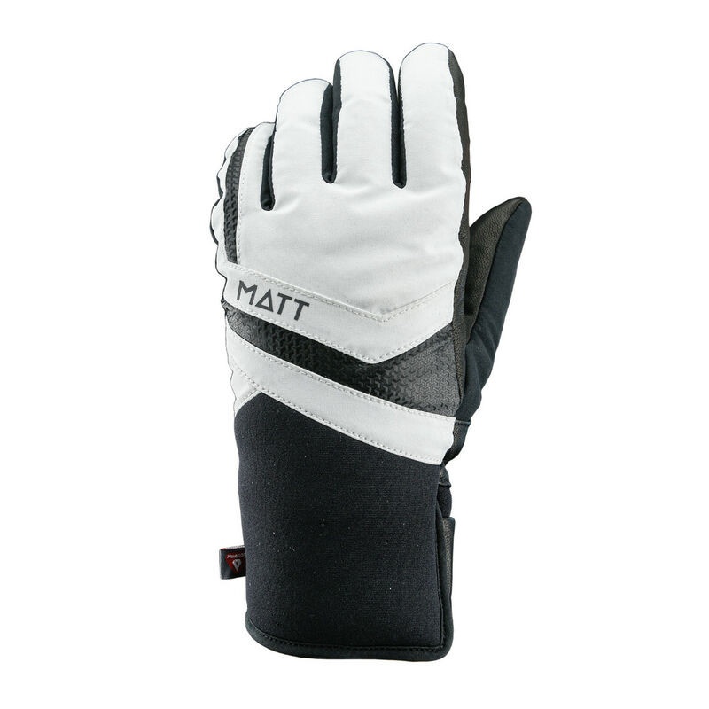 Matt Marbore Gloves Lady 3317 BC bila cerna damske vodeodolne prstove rukavice