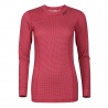 Progres MS NDRZ vinova ruzova damske funkcni triko dlouhy rukav