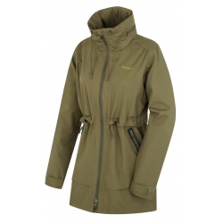 Husky Nevr L khaki damska vodeodolna hardshell outdoorova bunda kabatek 15000